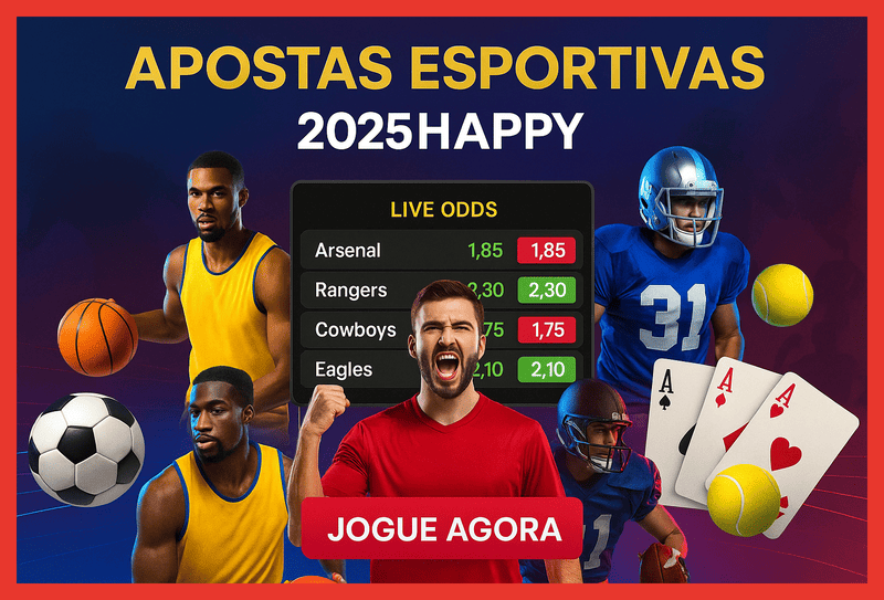Apostas esportivas no cassino online 2025HAPPY